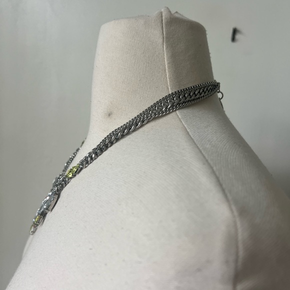 Jessica Simpson Silver Statement Chain Necklace - Picture 5 of 7